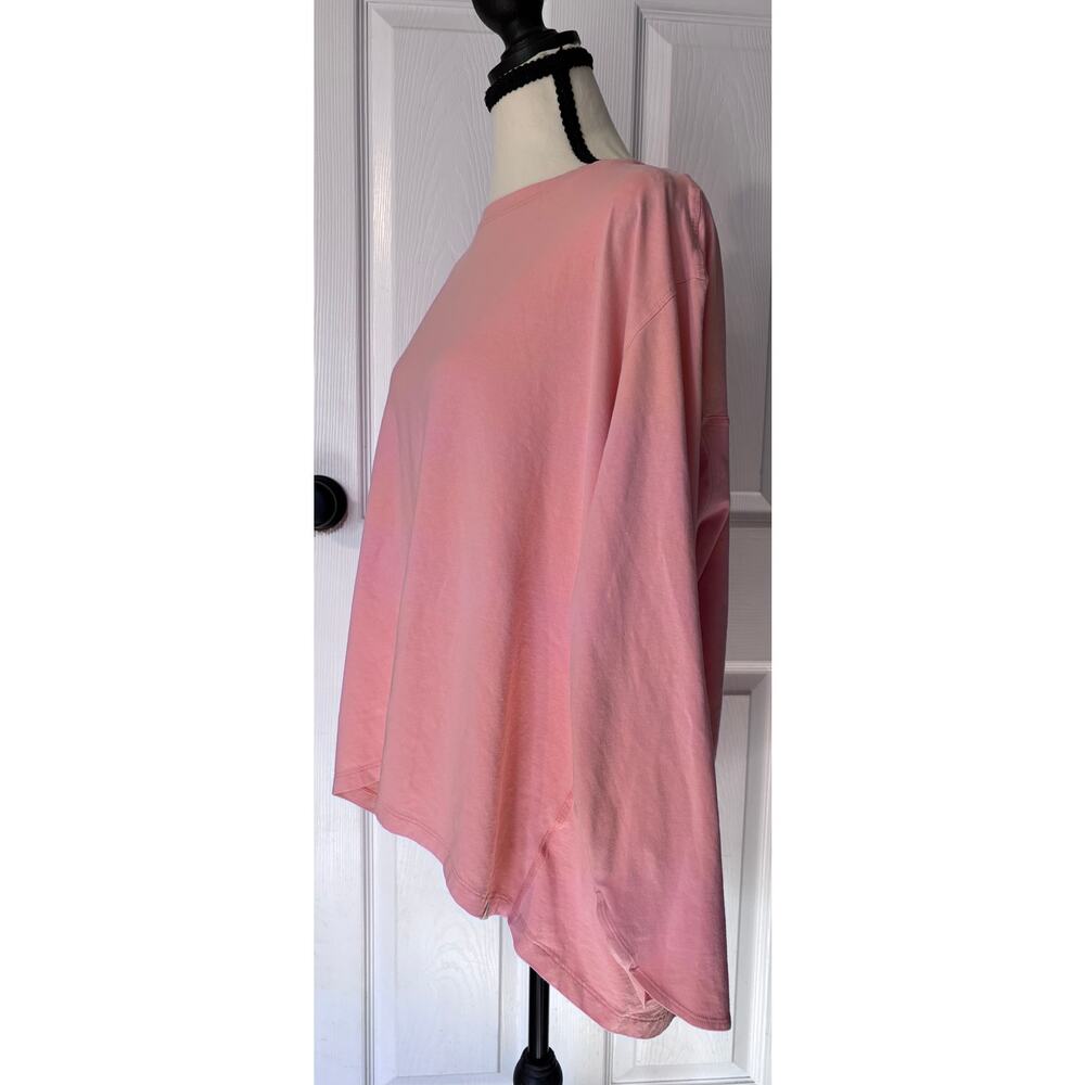Coolibar Long Sleeve Women’s Medium West Palm Drape Tee Light Pink UV Protection - Picture 3 of 9